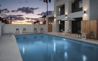 Outdoor pool at Spark By Hilton Tucson Airport.