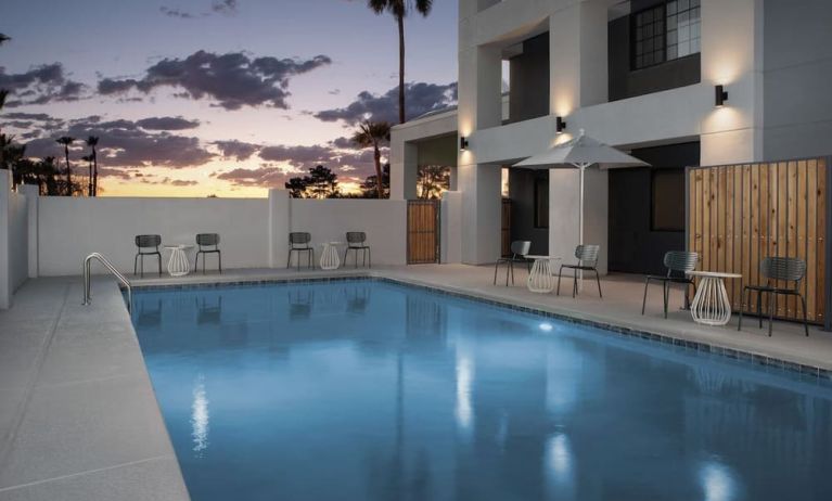 Outdoor pool at Spark By Hilton Tucson Airport.
