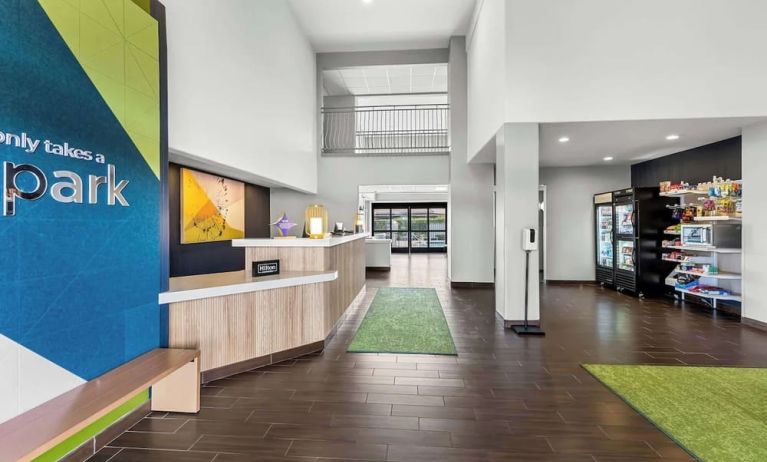 Reception area at Spark By Hilton Glendale Phoenix North.
