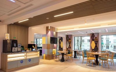 Dining room at Hampton By Hilton Bialystok.