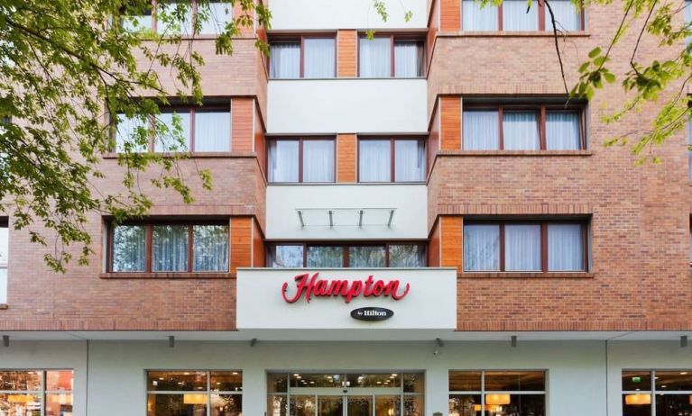 hotel entrance at Hampton By Hilton Swinoujscie.