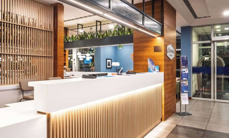 Reception desk at Hampton By Hilton Swinoujscie.