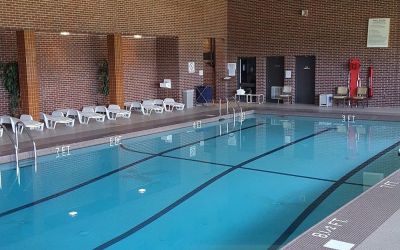 Indoor pool at Maritime Conference Center.
