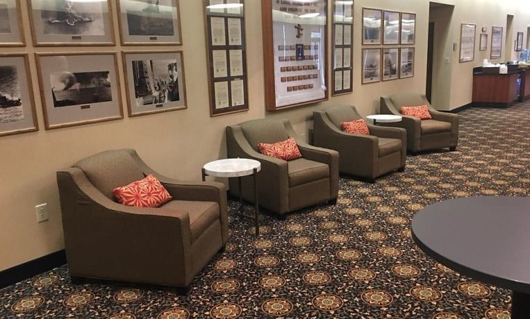Lobby seating at Maritime Conference Center.