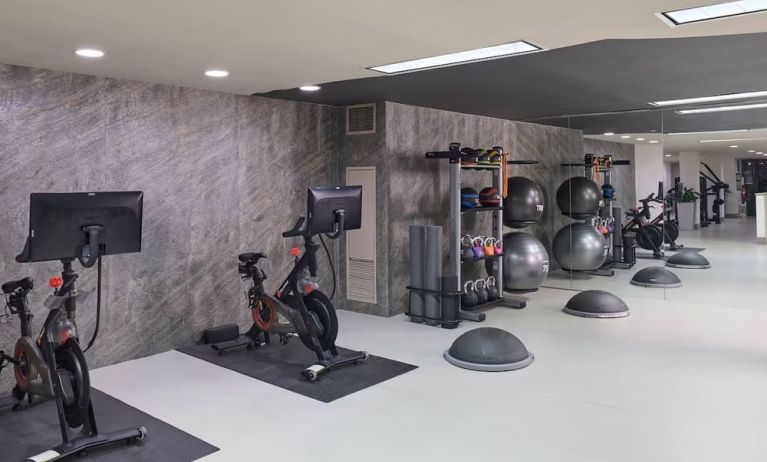 Well-equipped fitness center available at Westin Atlanta Airport Hotel.