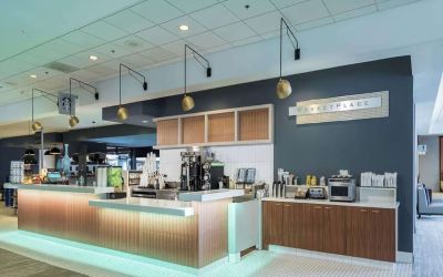 One of the 4 restaurants perfect for coworking at Hilton Atlanta.