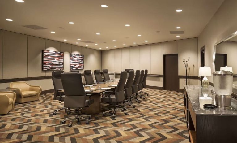 Spacious meeting room at Hyatt Regency San Francisco.