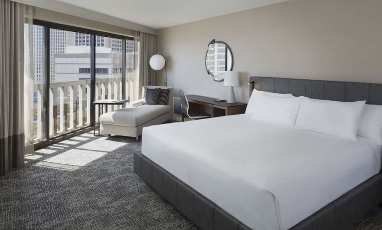 Day use room with natural light at Hyatt Regency San Francisco.