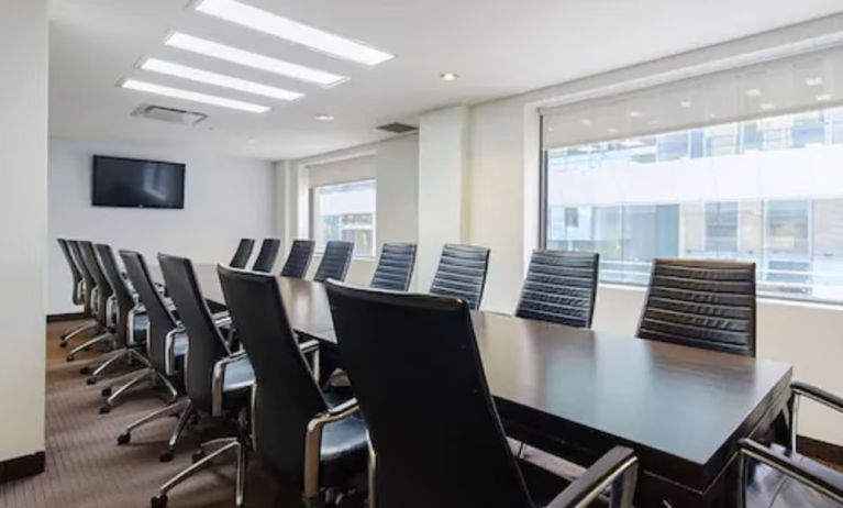 Meeting room with natural light at Arc The Hotel Ottawa.
