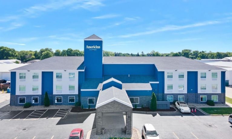 Parking available at AmericInn By Wyndham Urbana.