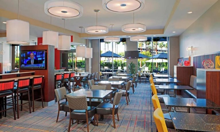 On-site restaurant at Residence Inn By Marriott LAX Airport.