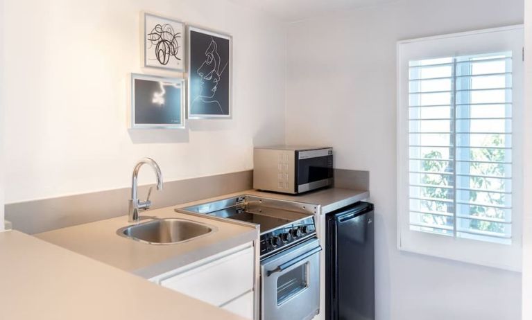 In-room kitchen at Montrose At Beverly Hills.