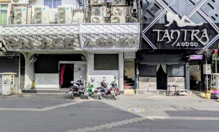 Hotel entrance at Walking Street Guest House.