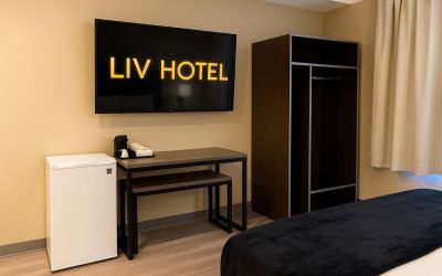 Day use room at LIV Hotel Bronx.