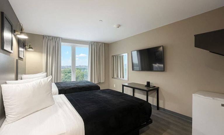 Double room at LIV Hotel Bronx.