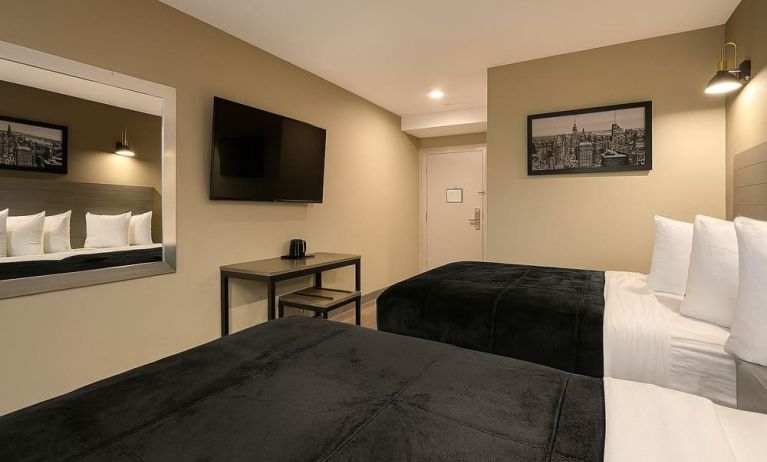 Double room at LIV Hotel Bronx.