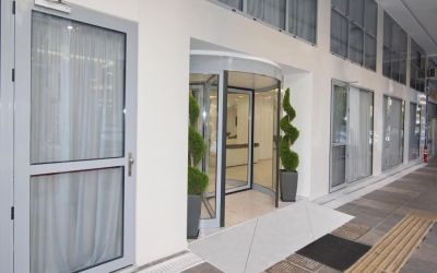 Hotel exterior at Boss Boutique Athens.