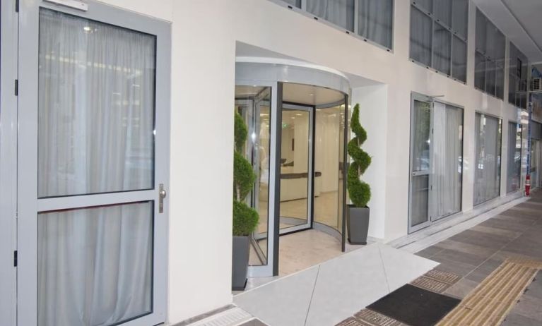 Hotel exterior at Boss Boutique Athens.