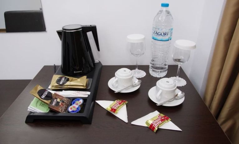 Coffee station at Breeze Boutique Athens.