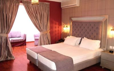 Day use room at Delphi Art Hotel.