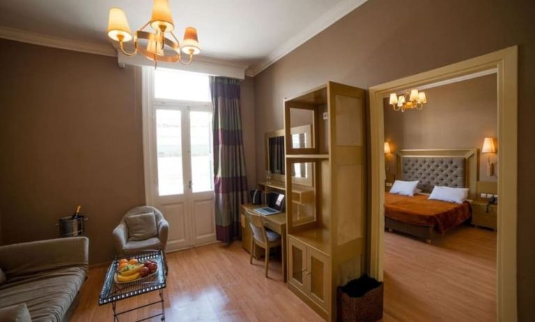 Day use room at Delphi Art Hotel.