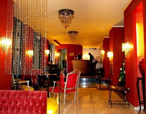 Hotel bar at Delphi Art Hotel.