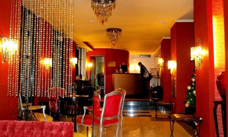 Hotel bar at Delphi Art Hotel.