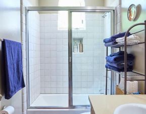 Guest bathroom at Beverly Hills Spanish.