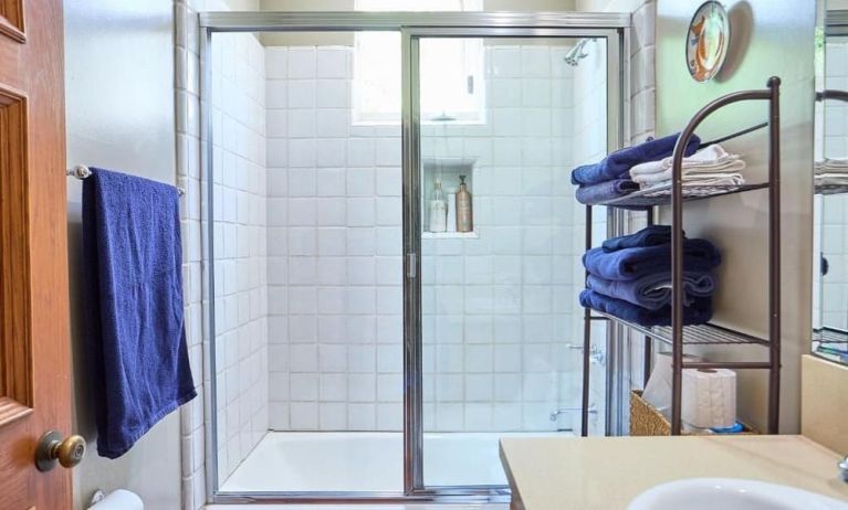 Guest bathroom at Beverly Hills Spanish.