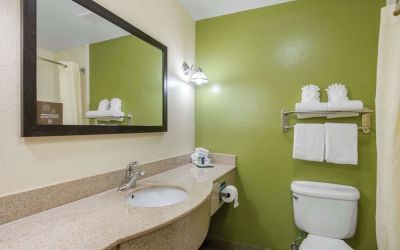 Guest bathroom at Sleep Inn & Suites Port Charlotte - Punta Gorda.