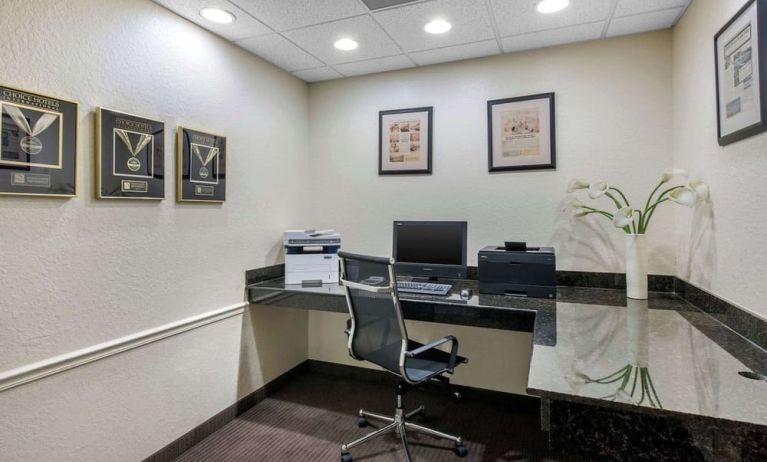 Business center at Sleep Inn & Suites Port Charlotte - Punta Gorda.