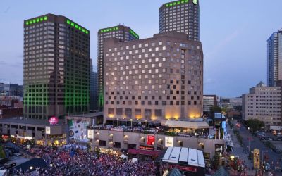 Hotel exterior at DoubleTree By Hilton Montreal.