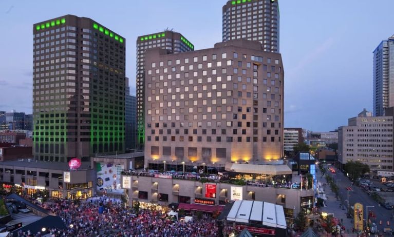 Hotel exterior at DoubleTree By Hilton Montreal.