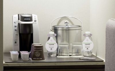Coffee station at DoubleTree By Hilton Montreal.