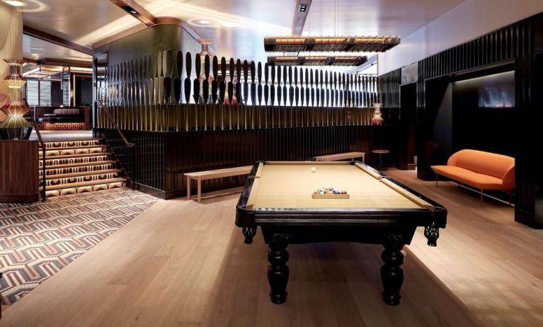 Game room at DoubleTree By Hilton Montreal.