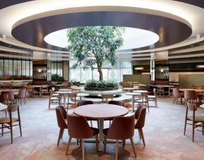 Dining area at DoubleTree By Hilton Montreal.