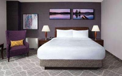 Day use room at Hilton Garden Inn Calgary Airport.