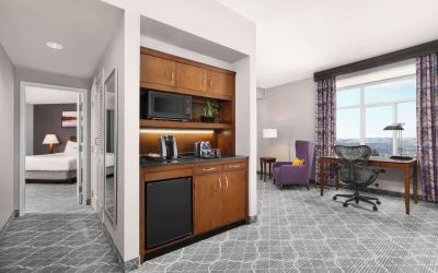 Day use room at Hilton Garden Inn Calgary Airport.