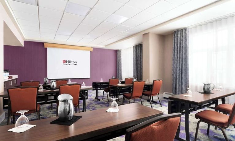 Meeting room at Hilton Garden Inn Calgary Airport.