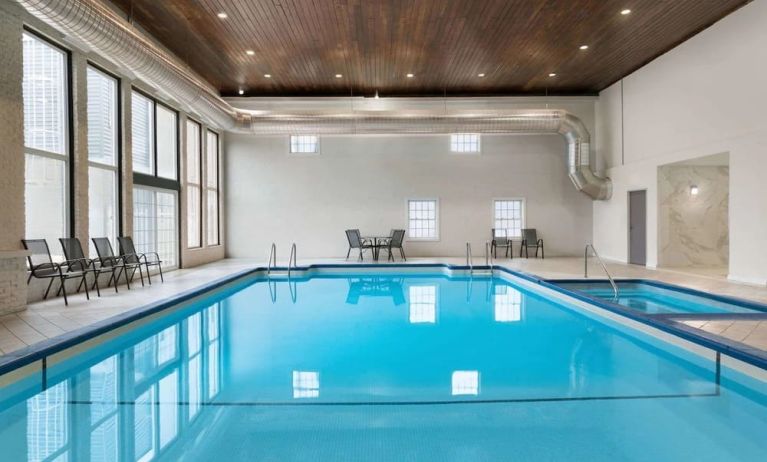 Indoor pool at Days Inn By Wyndham Saint John New Brunswick.