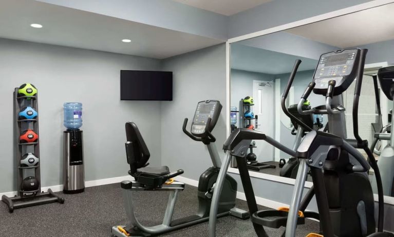 Gym at Days Inn By Wyndham Saint John New Brunswick.