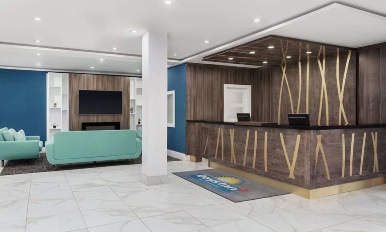 Reception area at Days Inn By Wyndham Saint John New Brunswick.