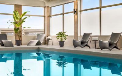 Indoor pool at Crowne Plaza Saint John Harbour View By IHG.