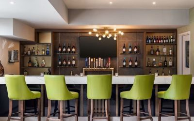 Hotel bar at Crowne Plaza Saint John Harbour View By IHG.