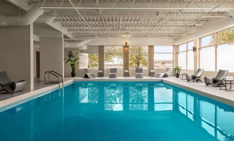 Indoor pool at Crowne Plaza Saint John Harbour View By IHG.