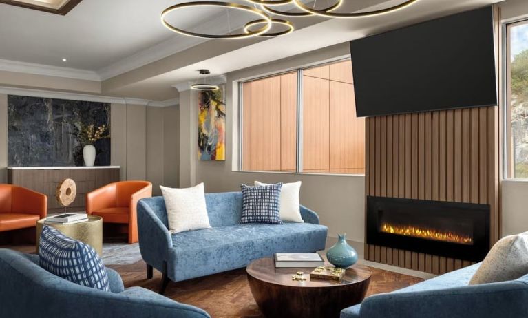 Lobby seating at Crowne Plaza Saint John Harbour View By IHG.