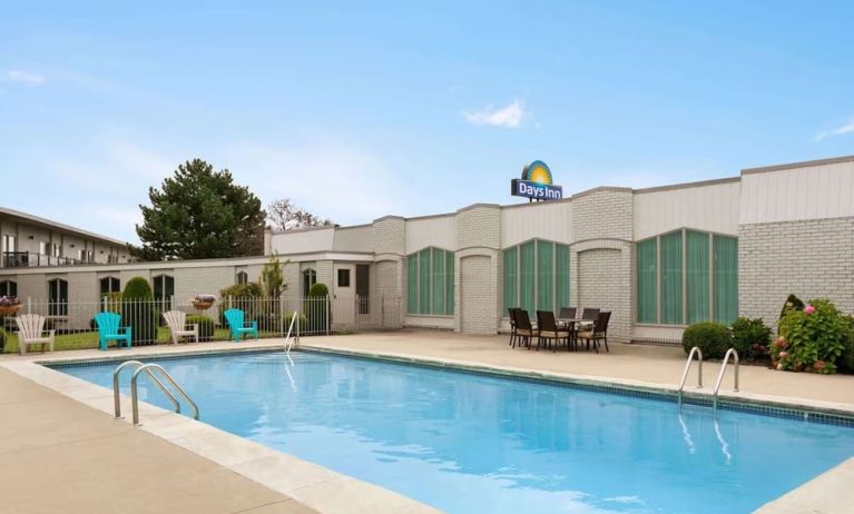 Outdoor pool at Days Inn By Wyndham London.