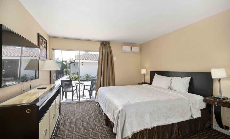 Day use room at Lemon Tree Hotel & Suites Anaheim.