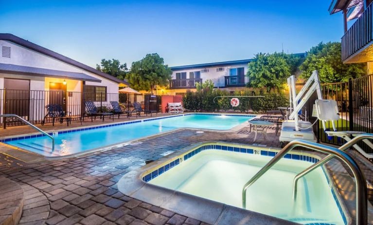 Outdoor pool at Lemon Tree Hotel & Suites Anaheim.