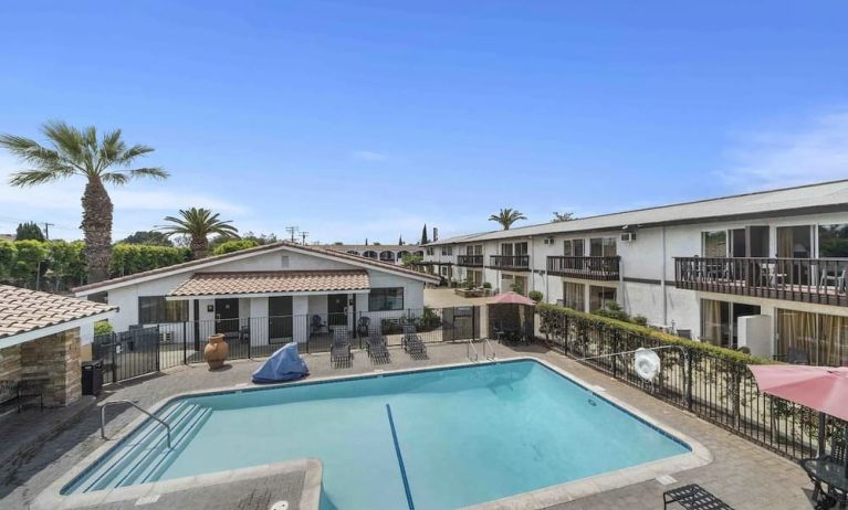 Outdoor pool at Lemon Tree Hotel & Suites Anaheim.